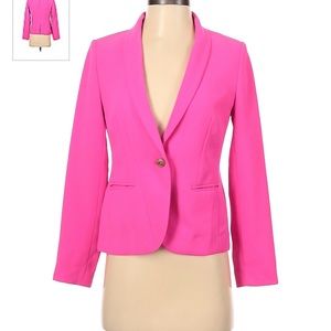 Loft Pink Blazer Size 16